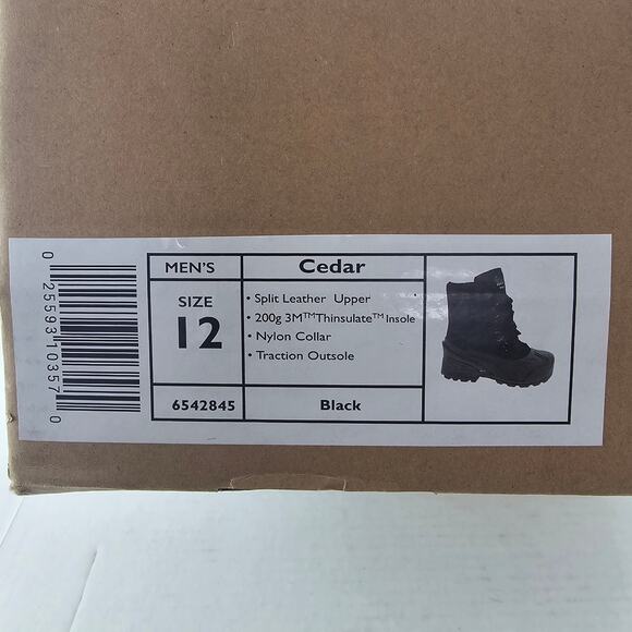 Itasca Men's Cedar II Boots Black Size 12 6542845 - Picture 9 of 9